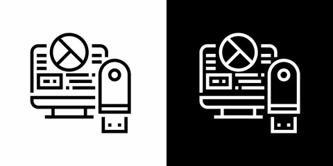 Education element icon. Educational equipment. Black icon. Silhouette