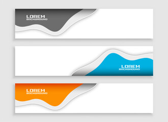 Fototapeta premium fluid style corporate web header layout for professional website