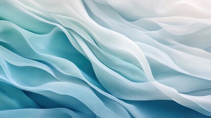 A calming, ethereal backdrop of soft pastel waves, gradient colors flowing seamlessly, perfect for designing apps and products that evoke tranquility and sophistication.