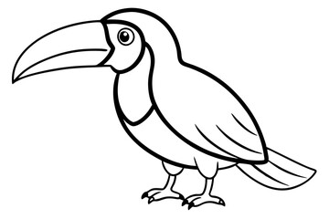 Stylized Toucan Vector