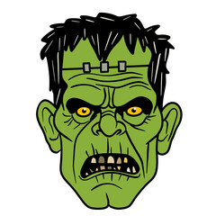 Halloween Frankenstein Head