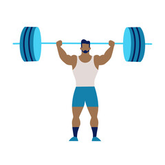 Male Weight Lifter