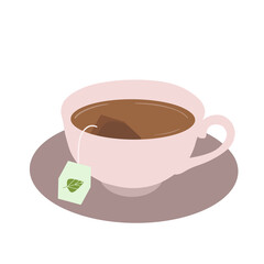 Hot Herbal Tea In A Cup