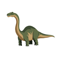 Illustration Of A Brontosaurus Dinosaur