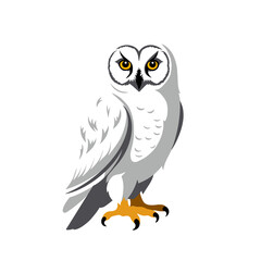 Simple Illustration Of An Owl