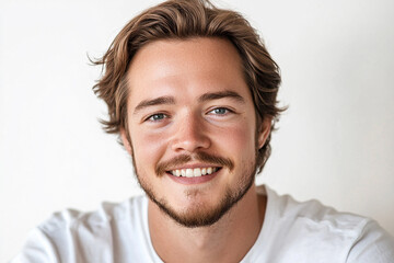 Man smiling close-up