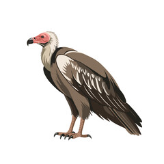 Simple Illustration Of A Vulture