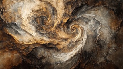 A captivating panorama of swirling textures, reminiscent of a cosmic canvas, unfolds as a breathtaking wallpaper, promising to transform your space into a captivating work of art.