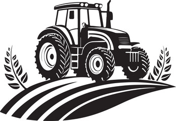 Isolated black tractor icon Vector, black tractor Silhouette,black tractor icon set, black tractor for logo,color black tractor Vector illustration, Vector Graphic, EPS 10 , clip art work