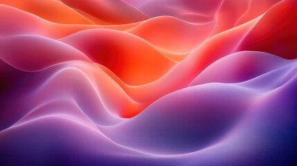 Obraz premium Abstract waves, vibrant colors, digital art, background, wallpaper