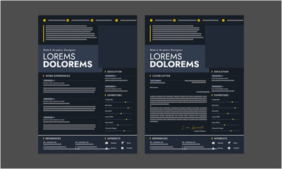 Resume CV. Clean, Modern and Professional Resume CV Templates.
