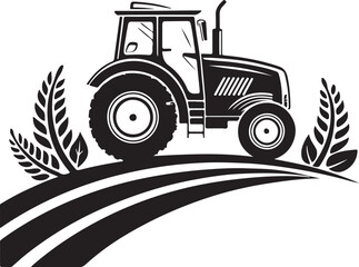 Isolated black tractor icon Vector, black tractor Silhouette,black tractor icon set, black tractor for logo,color black tractor Vector illustration, Vector Graphic, EPS 10 , clip art work