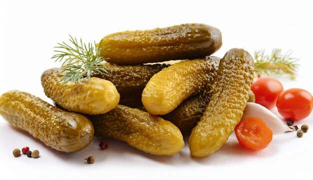 Dill Pickle on a Fork