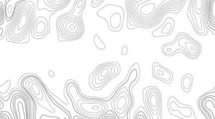 The stylized height of the topographic map contour in lines and contours isolated on transparent. Black and white lines seamless Topographic map patterns, topography line map. Vintage outdoors style.