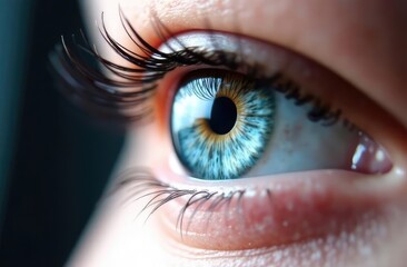 Naklejka premium female eye close-up