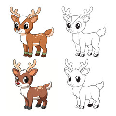 Color and Line Art: It accurately describes the two styles presented.