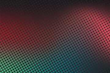 Dynamic Dot Pattern A mesmerizing gradient background with a dynamic dot pattern in shades of red and teal, creating a visually captivating effect. 