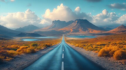 Unexplored road journey through winding paths and majestic scenic landscapes – adventurous expedition to a hidden gem in lanzarote natural park