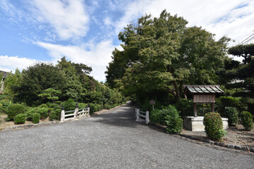 天智天皇陵　参道入口　京都市山科区御陵