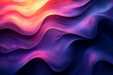 Fototapeta premium Abstract technology background with a blue gradient and curved lines vector presentation design, in a flat style, a minimalistic background. Illustration of a futuristic background