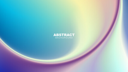 Abstract Fluid Gradient Background with Soft Wavy Light - Modern Digital Art for decorative Design vector illustration