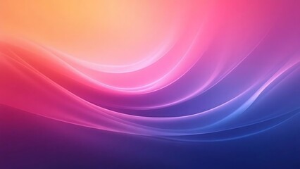 Obraz premium Abstract Colorful Waves: Pink, Purple, Blue Gradient Background