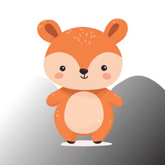 Cute cartoon raccoon, pastel colors, minimalist style, kawaii, big eyes closed, smiling, fluffy texture, rounded shapes,