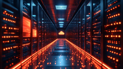 A conceptual image depicting the transformative role of serverless technology in modern cloud computing, emphasizing scalability, flexibility, and innovation in digital infrastructure and services.

