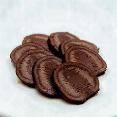 Sliced Delicacy on Plate
