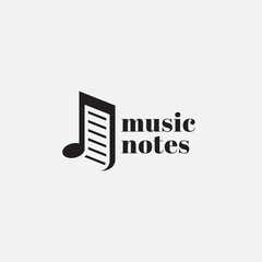 Music notes logo