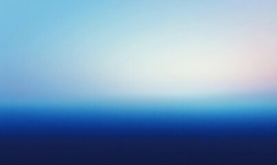 Obraz premium an abstract gradient of blue hues evoking the depths of the ocean and the sky, with a soft, ethereal gradient