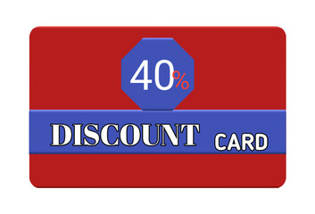 40% discount card and discount shopping card discount voucher