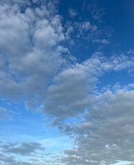 Fototapeta premium blue sky with clouds