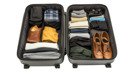 Packing tips for efficient travel suitcase organization travel guide home overhead view minimalist packing strategies