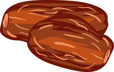 Dates Fruit Illustration