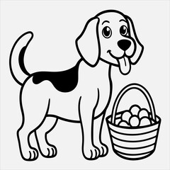 Trendy Dog Vector Graphics &ndash; Modern and Stylish Artwork