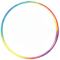 Colorful Circular Abstract Background Design - Isolated on Transparent Background PNG