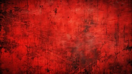 Distressed red overlay effect on a scratched black surface , worn, texture,  worn, texture, scratches