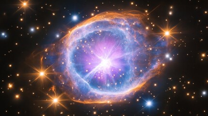 Cosmic Nebula: A Symphony of Celestial Colors