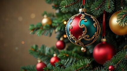 Christmas Tree with Decorations