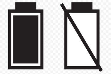 Battery charge icon vector. indicator battery illustration symbol. accumulator logo. battery icon. battery Charging icon. EPS 10. 