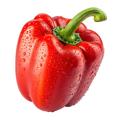 red pepper isolated on white