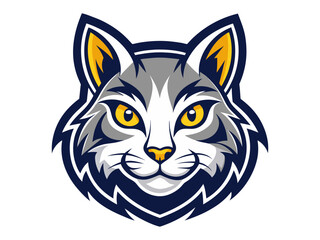 Obraz premium Abstract Colorful Cat Illustration – Unique Digital Art