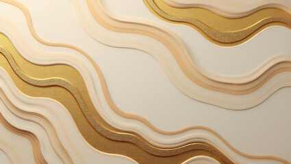 Golden Swirls: Polished Sandstone with Natural Wave Patterns