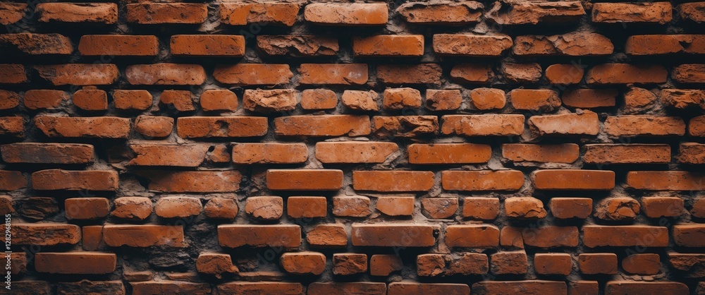 Canvas Prints red brick wall texture background with uneven mortar joints and weathered appearance suitable for ar