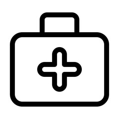 Medic Outline Icon Vector