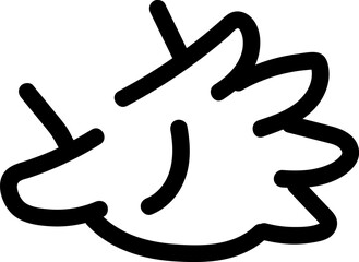 hand outline icon design