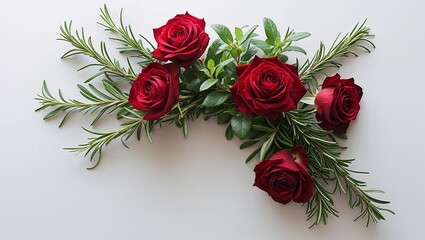 Bouquet of red roses
