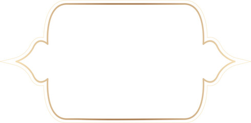Gold Islamic Frame