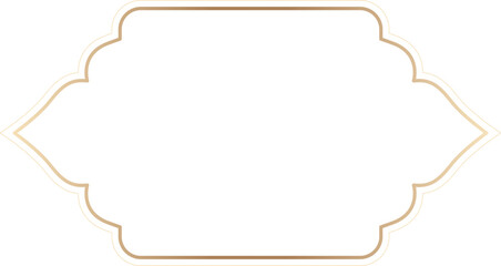 Gold Islamic Frame